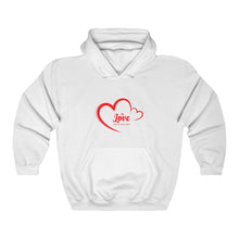 Load image into Gallery viewer, Love Front And Center Unisex Heavy Blend™ Hooded Sweatshirt