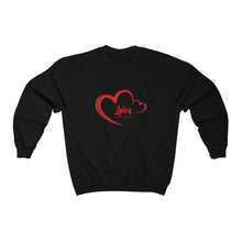 Load image into Gallery viewer, Love Front And Center Unisex Heavy Blend™ Crewneck Sweatshirt