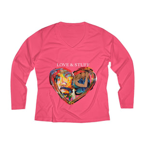 Women's Long Sleeve Performance V-neck Tee