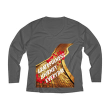 Load image into Gallery viewer, Women&#39;s Long Sleeve Performance V-neck Tee