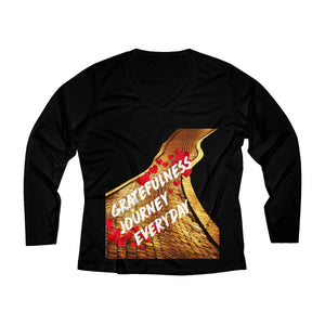 Women's Long Sleeve Performance V-neck Tee