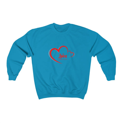 Love Front And Center Unisex Heavy Blend™ Crewneck Sweatshirt