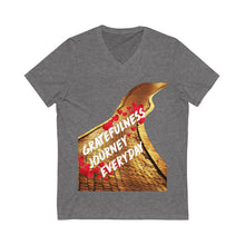 Load image into Gallery viewer, Gratefulness Journey Everyday Wear Short Sleeve V-Neck Tee