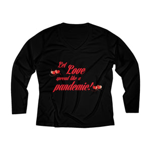 Women's Long Sleeve Performance V-neck Tee