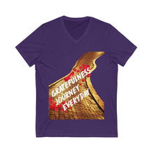 Load image into Gallery viewer, Gratefulness Journey Everyday Wear Short Sleeve V-Neck Tee